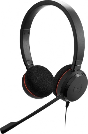 Jabra Evolve 20 stereo headset with USB‑A/USB‑C (MS)