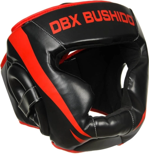 DBX BUSHIDO Boxing Headguard ARH-2190R Black-Red – S
