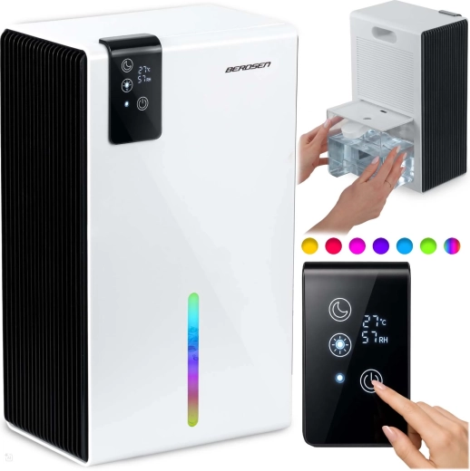 Berdsen oro sausintuvas su higrostatu ir nuotolinio valdymo pultu 800 ml/24 h – 1 vnt.