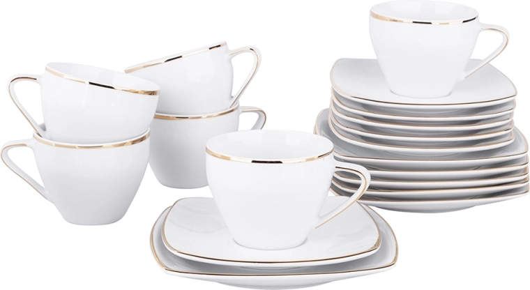 Complete 18-piece set for 6 people