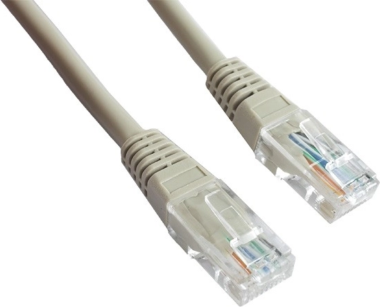 Patch cable Cat 5e, 5 m, gray