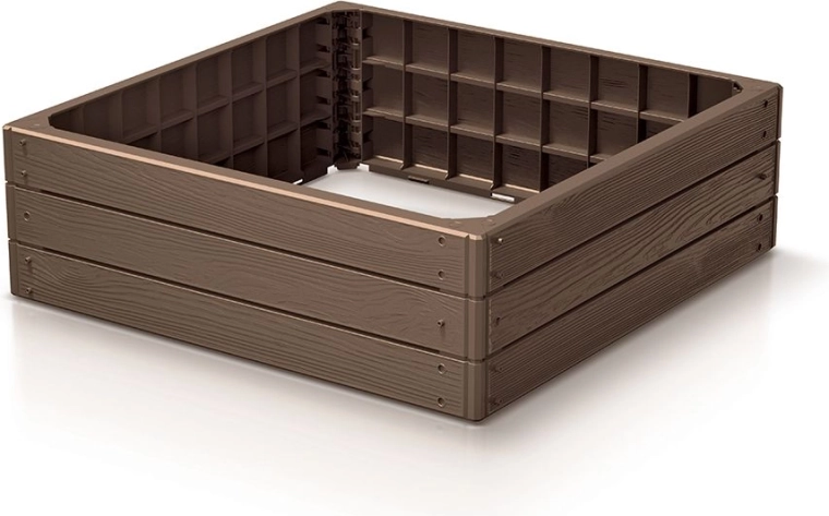 Pakelta lysvė BASE WOODY – rustikinės plytų spalvos