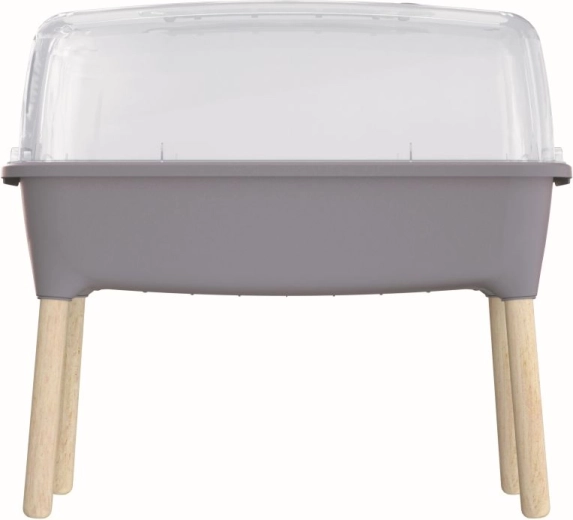 Respana Planter Wood High Set Planter 78 cm – Grey Stone
