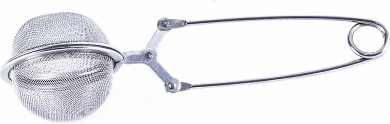 Stainless steel tea infuser with squeeze handle 5 cm