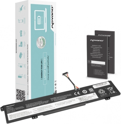 Movano battery L18M3PF1 for Lenovo IdeaPad L340-15IRH and L340-17IRH (4600 mAh, 53 Wh)
