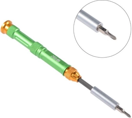 Ergonomic handle and magnetic tip for comfortable work