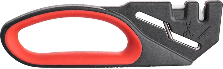 Altom Design knife and scissors sharpener with non-slip handle