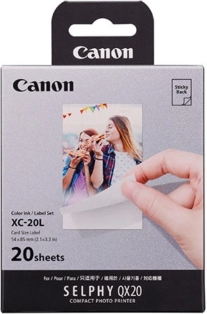 Popieriaus ir rašalo rinkinys spausdintuvui Canon SELPHY QX20