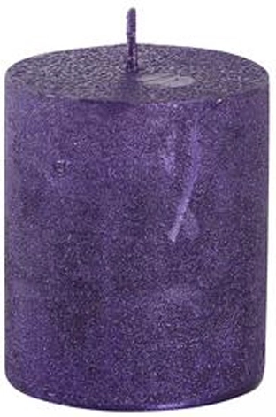 Rustikali žvakė PROVENCE violetinė 7 cm
