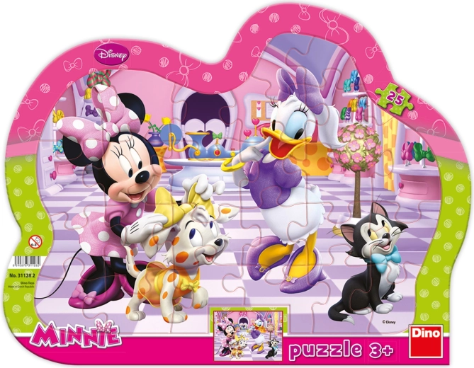 Dino board puzzle Minnie and pets 25 pieces