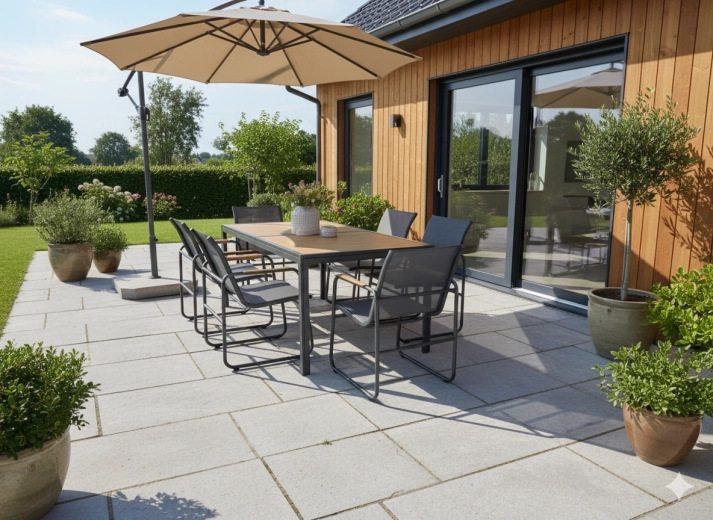 Complete dining set for 6 people