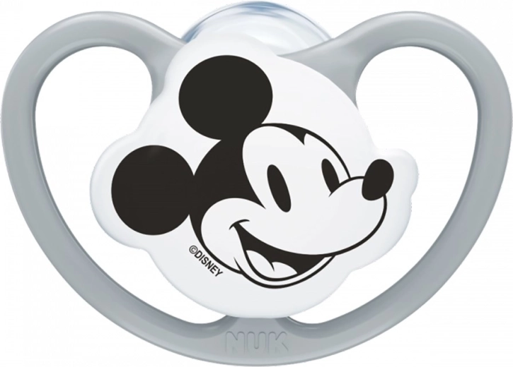 Čiulptukas NUK Perfect Match Air DISNEY MICKEY MOUSE, silikoninis, 0–6 mėn., pilkas