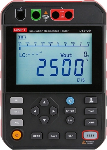 High-voltage insulation resistance tester Uni-T UT512D