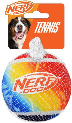 NERF DOG teniso kamuoliukas šunims be cypimo, 10 cm