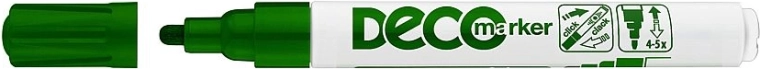 ICO Deco decorative paint marker, green