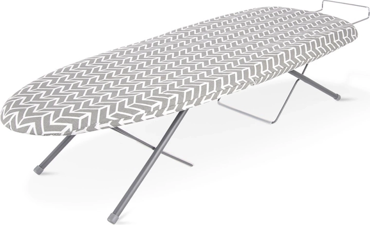 Tabletop ironing board 77 × 31 × 18 cm with pull-out iron rest