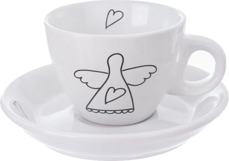 Stilingas dizainas su angelo motyvu