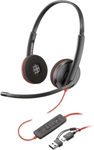 Blackwire Headphones USB-A/C Black