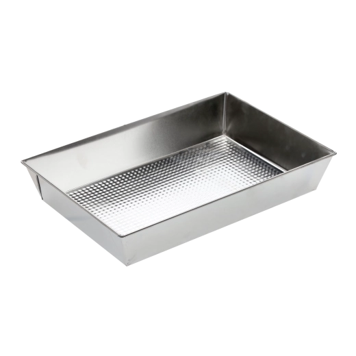 Baking tray with textured bottom 36 × 24.5 × 6 cm, galvanized sheet