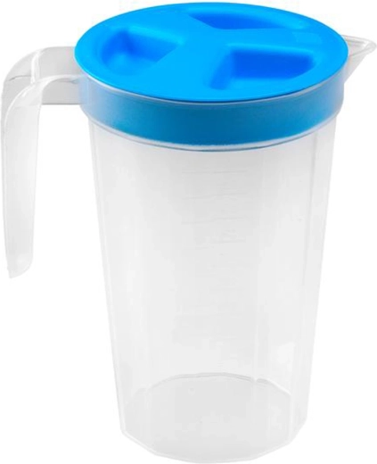 Plastikinis matavimo indas su dangteliu 1,1 l