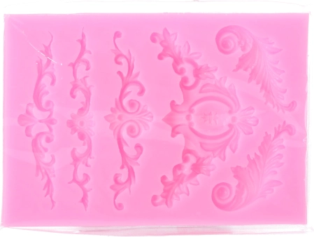 Silicone mold for cake decorating
