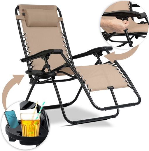 Side table for drink and phone