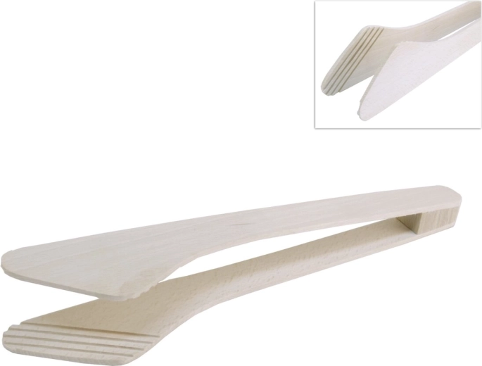 Medinės žnyplės-mentelė 29,5 cm