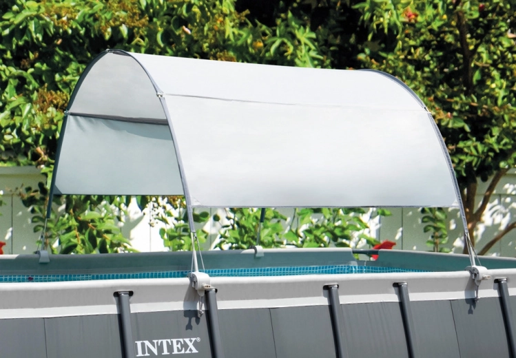 Pool Canopy with 50+ UV Protection for Above-Ground Pools