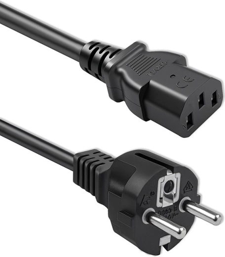 Qoltec power cable Schuko (CEE 7/7) to IEC C13, 1.5 m, 3×0.75 mm², pure copper