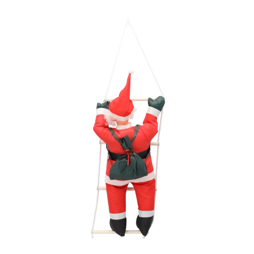 Išraiškingas 3D motyvas „lipantis Santa“