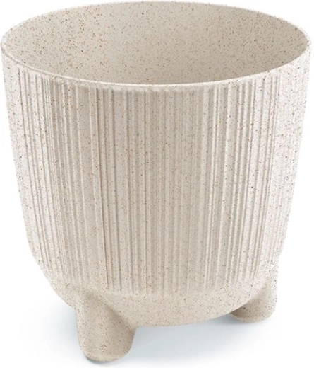 Vazonas Ryfo N Eco Wood 14,5 cm baltas