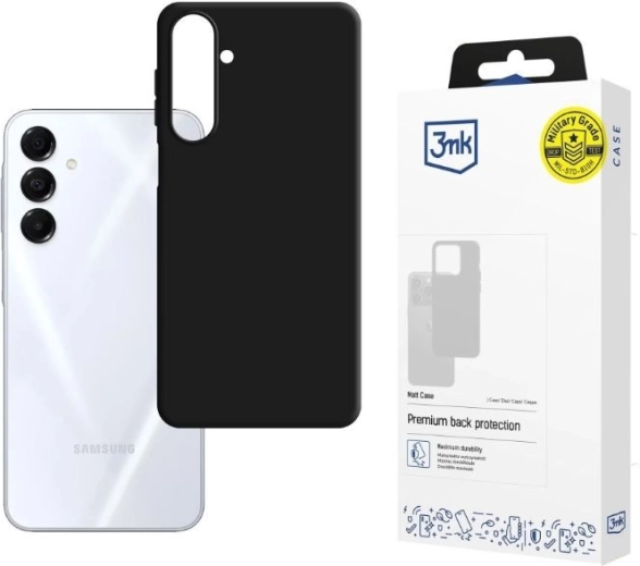 Matte case 3mk Matt Case for Samsung Galaxy A17 5G, black
