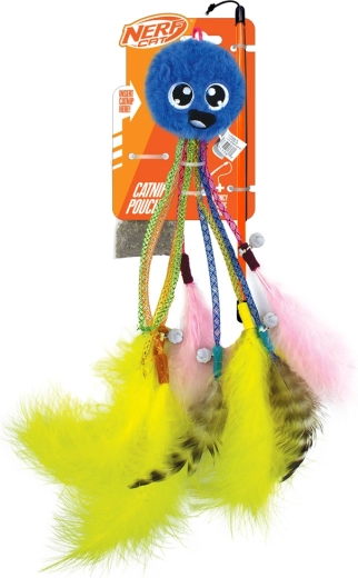 Interaktyvi Nerf Cat lazdelė katėms su aštuonkoju ir varpeliais 30 cm