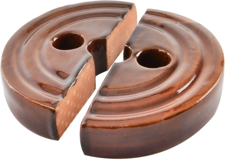 Dviejų dalių konstrukcija su angomis lengvam įdėjimui