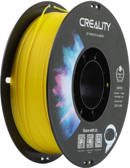 PETG filamentas Creality geltonas 1,75 mm