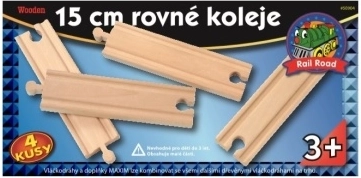 Maxim tiesios bėgiai 15 cm – 4 vnt.