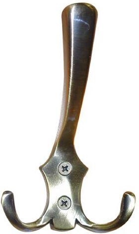 Kabliukas Romana I, matinis nikelis, 77 × 130 mm