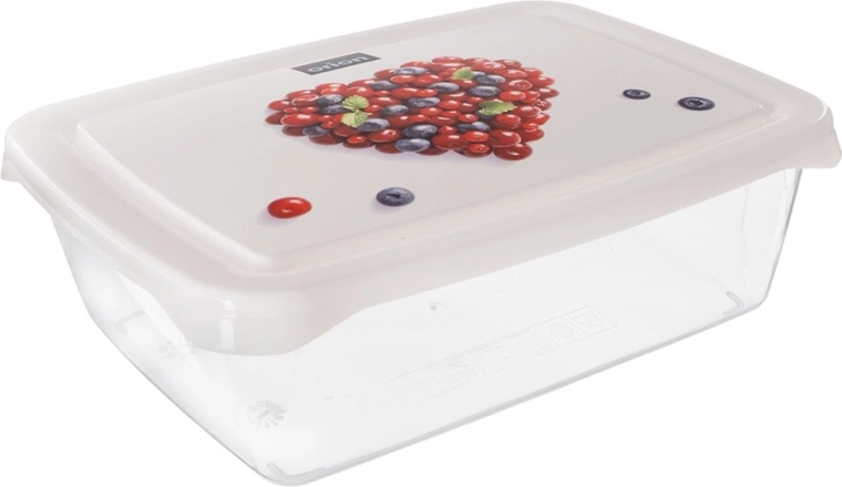 Plastikinis indelis Frost Premium, stačiakampis, 0,95 l