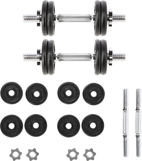 Adjustable Dumbbells HMS 2 × 7 kg