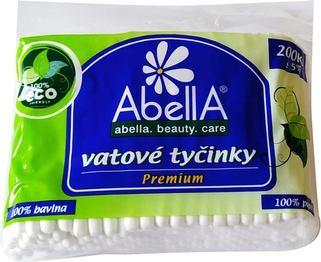 PREMIUM vatos pagaliukai su cukranendrių popieriniu koteliu, 200 vnt.