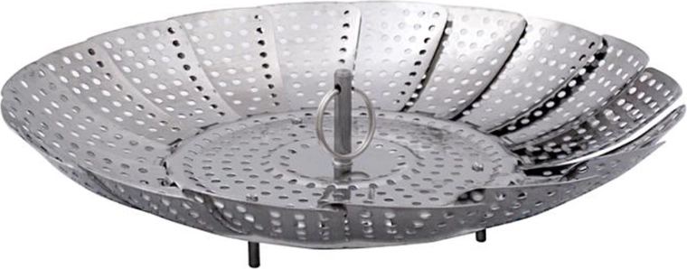 Stainless steel steaming basket TORO 13.8–24.5 cm