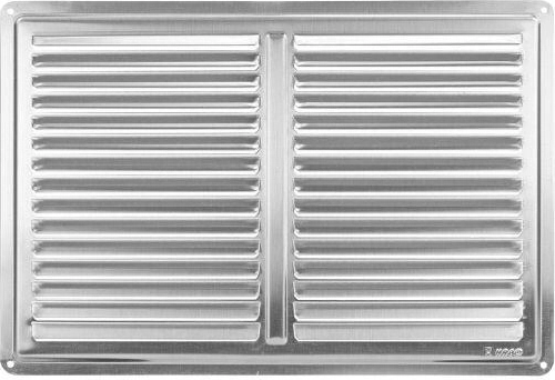 Vėdinimo grotelės 300 × 200 mm iš nerūdijančio plieno