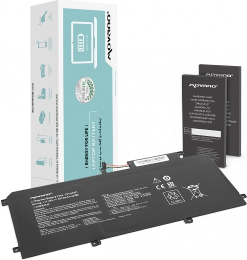 Movano battery for Asus ZenBook UX305 (C31N1411) 3610 mAh 42 Wh
