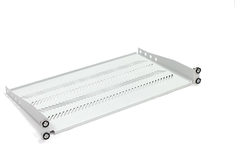 Stationary Shelf 1U for 19" Rack Grey