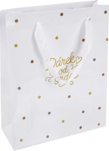 Gift paper bag “A gift from…” 26 × 10 × 32 cm