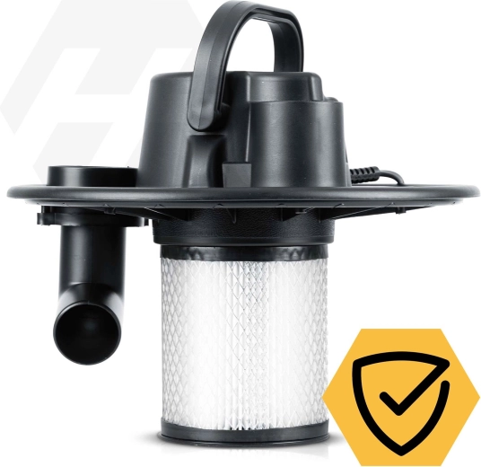 Bagless and with HEPA filtration for cleaner air