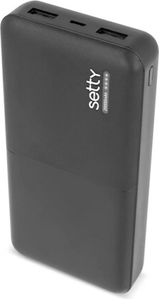 Setty Power Bank 20000 mAh Black