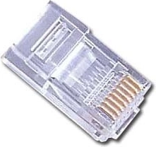 Network Connector RJ45, 30U, 100 pcs
