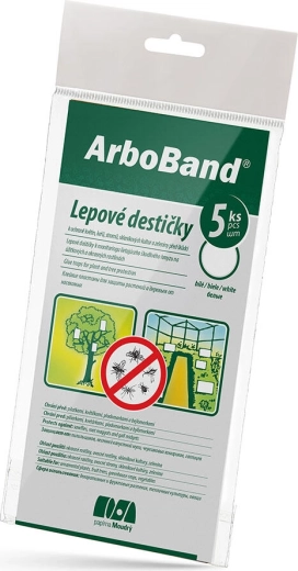 ArboBand baltos lipnios gaudyklės (5 vnt.)