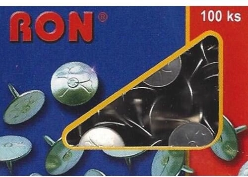 Nikeliuoti smeigtukai 11 mm (100 vnt.)